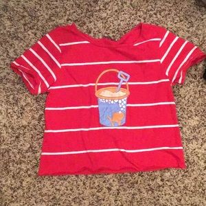 Teen’s Crop Top Red